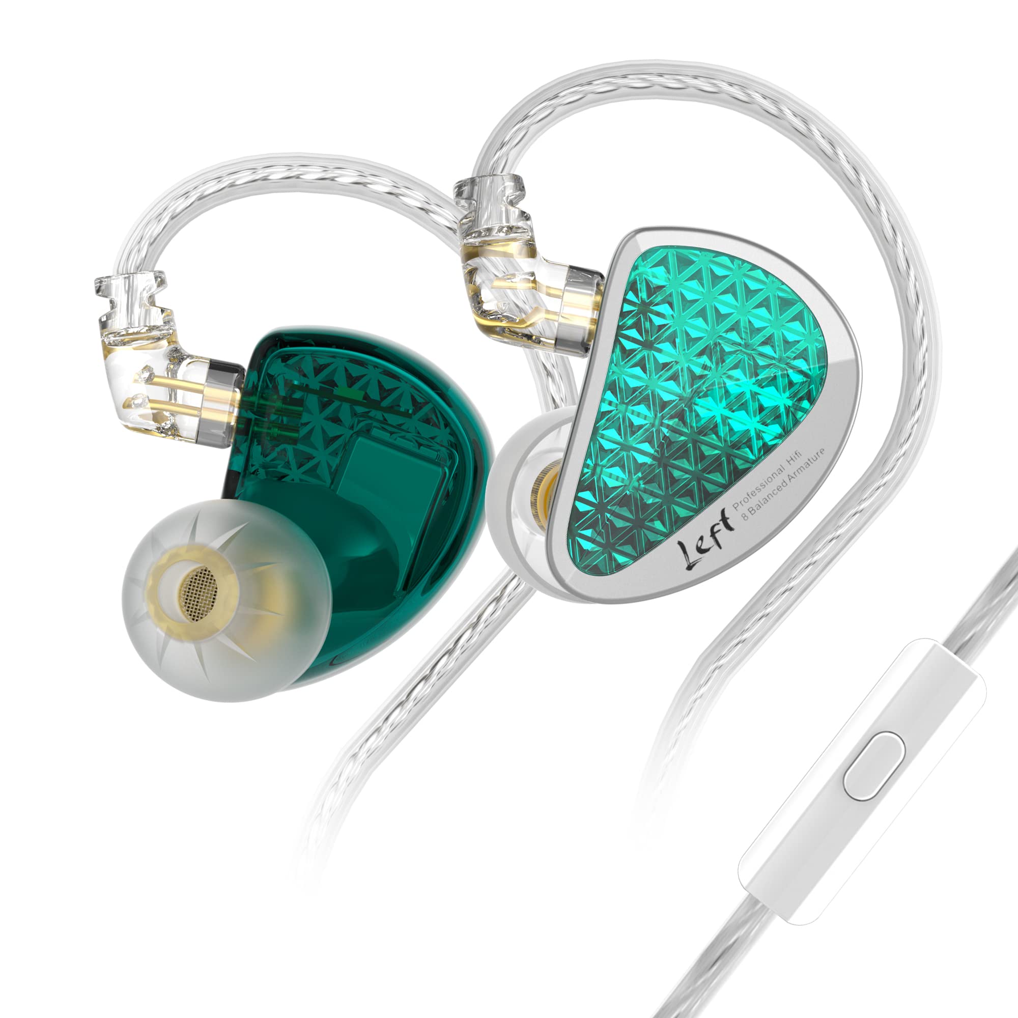 Yinyoo KZ AS16 PRO - Cuffie In-Ear Cablate con 8 Driver