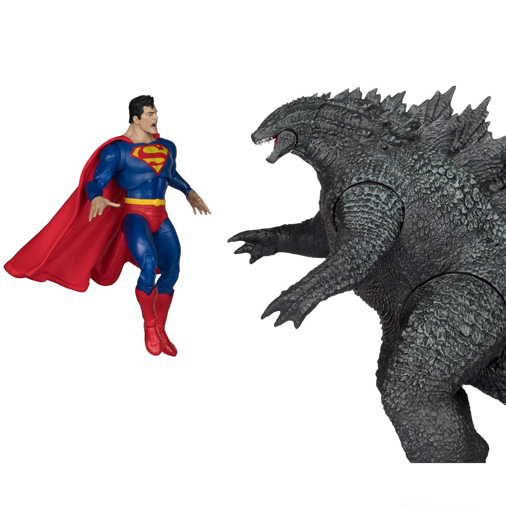 McFarlane Toys DC Multiverse Superman vs Godzilla (2 pezzi)