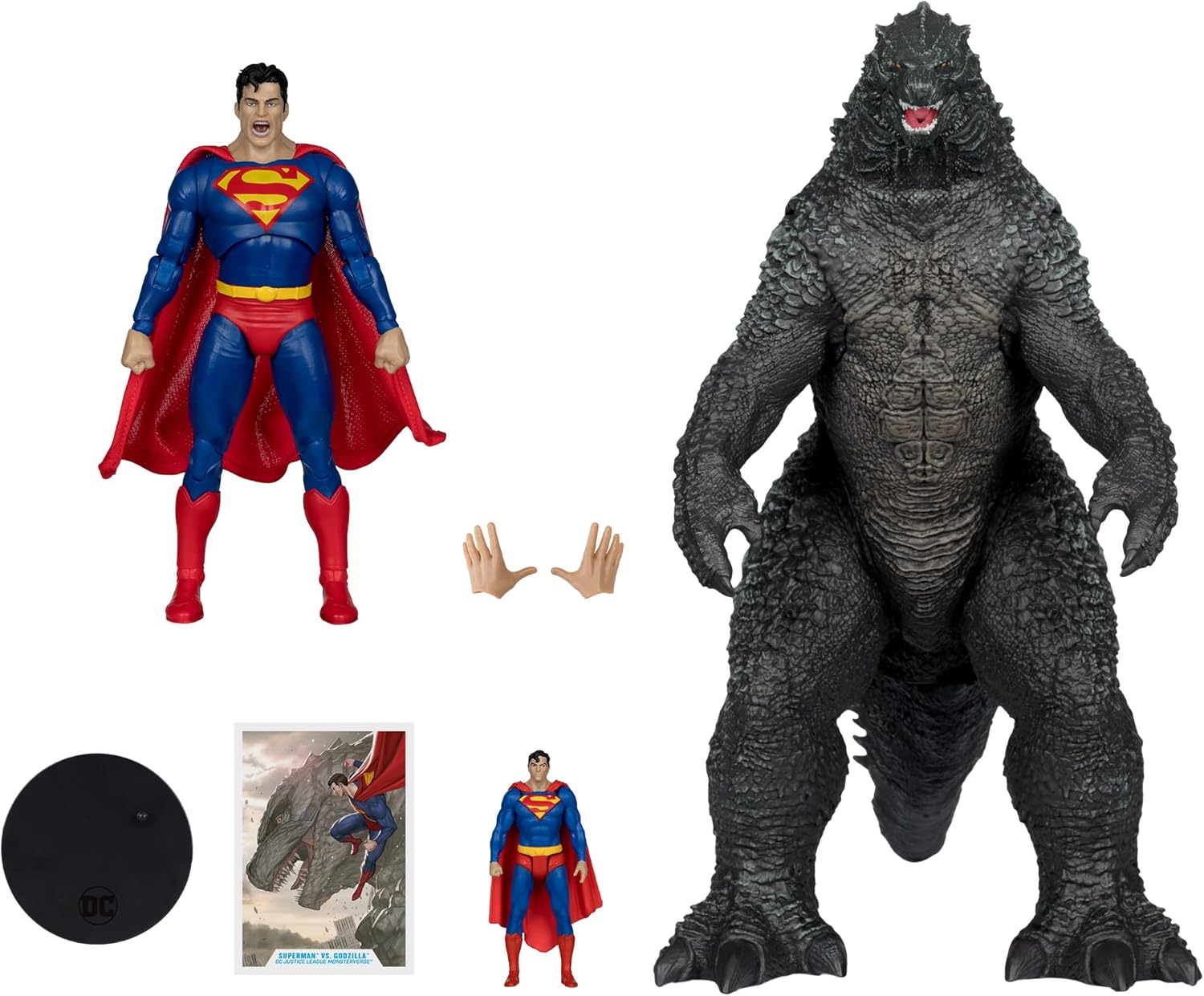 McFarlane Toys DC Multiverse Superman vs Godzilla (2 pezzi) - immagine 3
