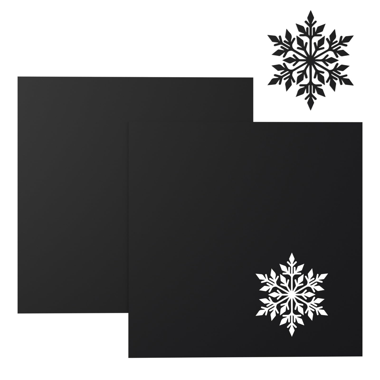 2 Pezzi Foglio Acrilico Opaco, Fogli di Plastica Colorato 3mm per Taglio Laser 30x30 cm, Pannelli Nero Lucido Display per Insegne di Pittura Fai-Da-Te