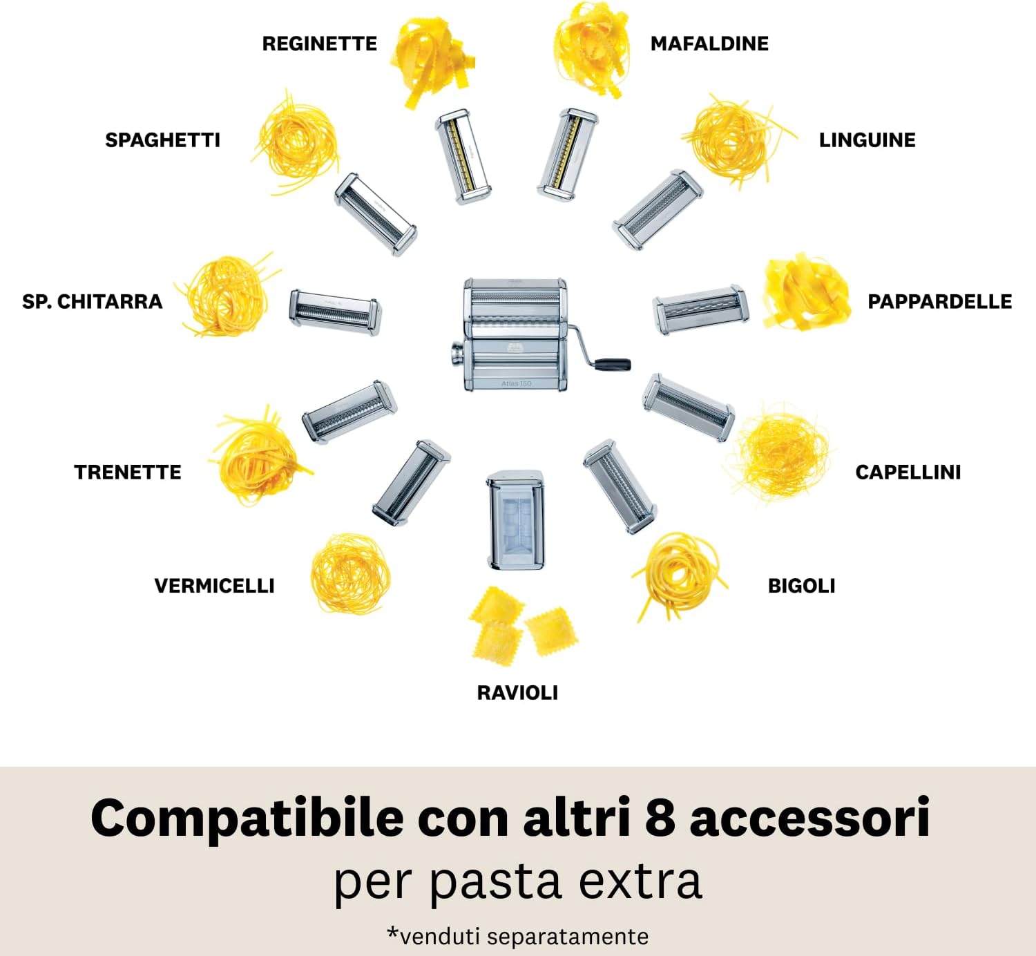 Marcato MULTIPAST - Set Macchine per Pasta - immagine 6