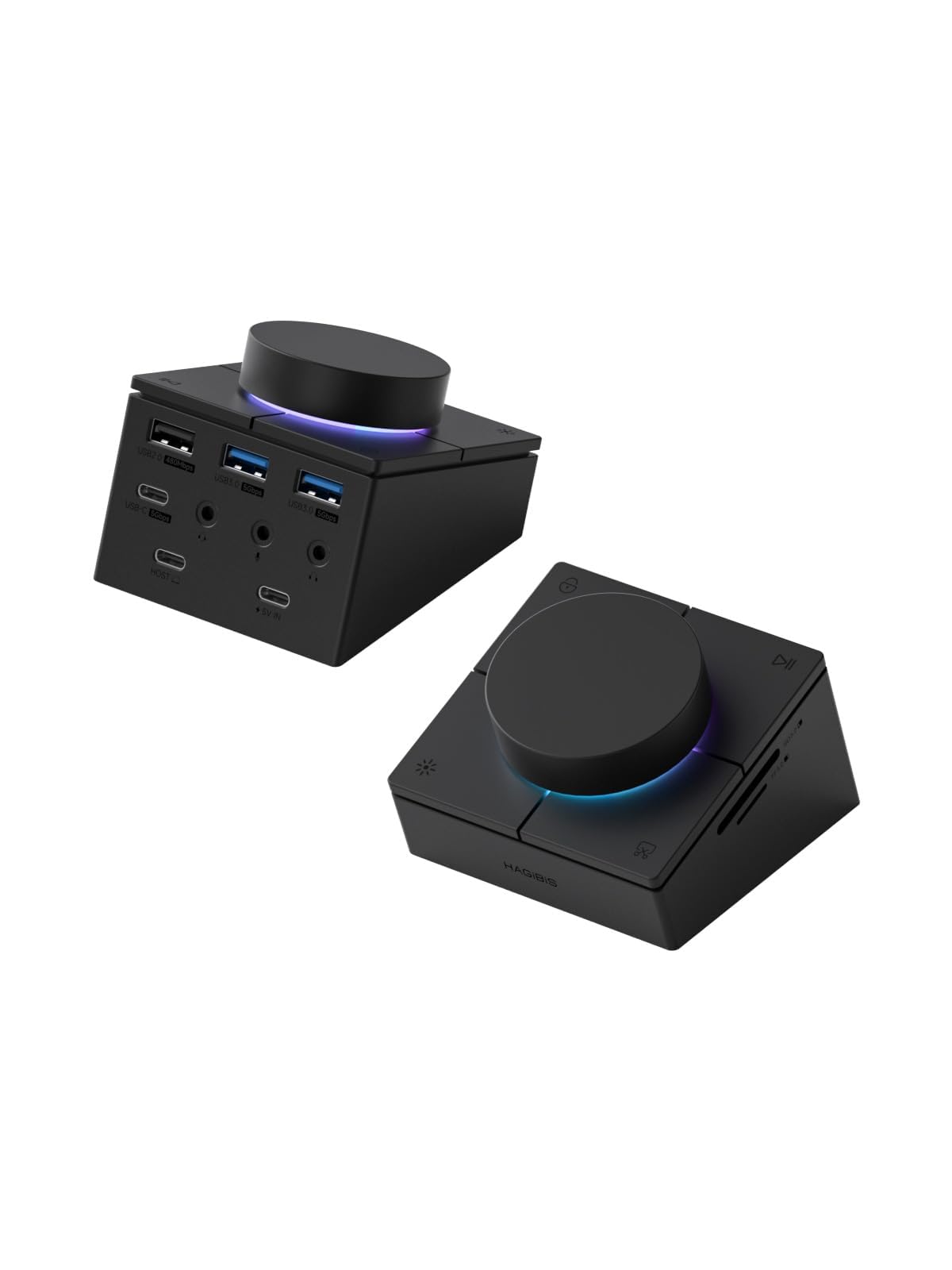 Hagibis Hub USB C con Pulsanti di Scelta Rapida (Black AG)