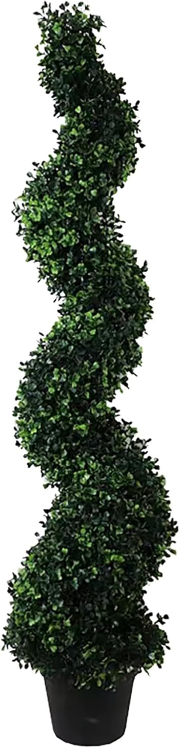 Leaf Albero Artificiale Topiaria a Spirale 120cm - immagine 1