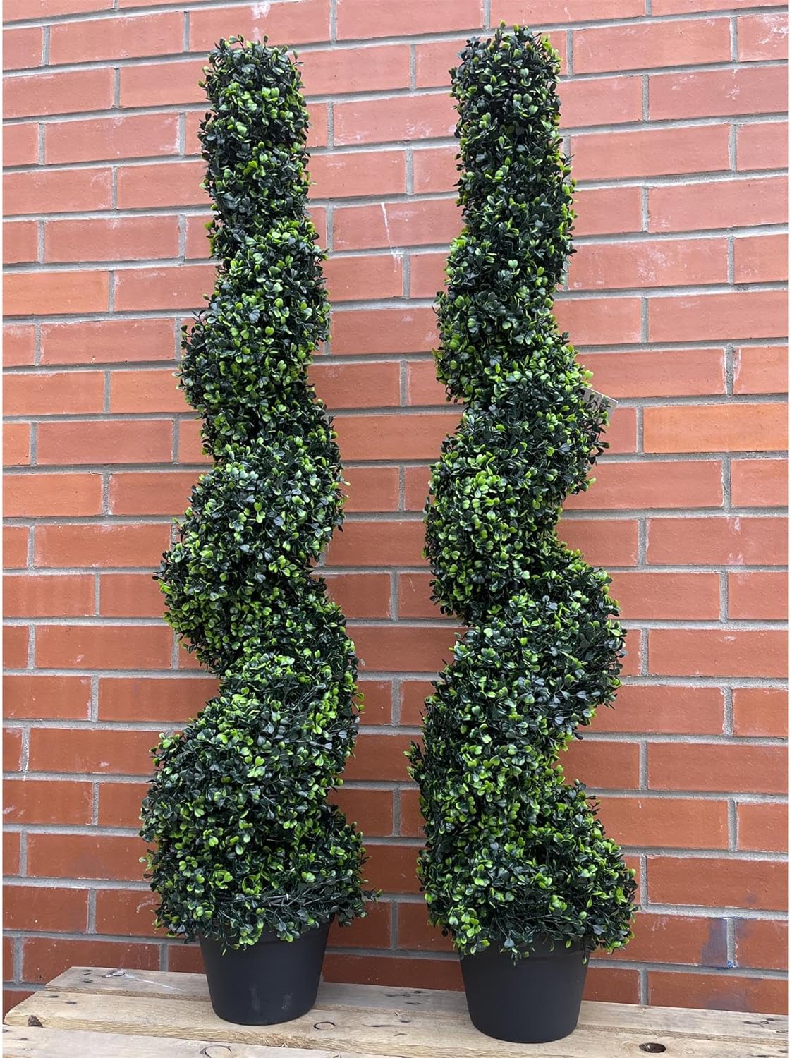 Leaf Albero Artificiale Topiaria a Spirale 120cm - immagine 8