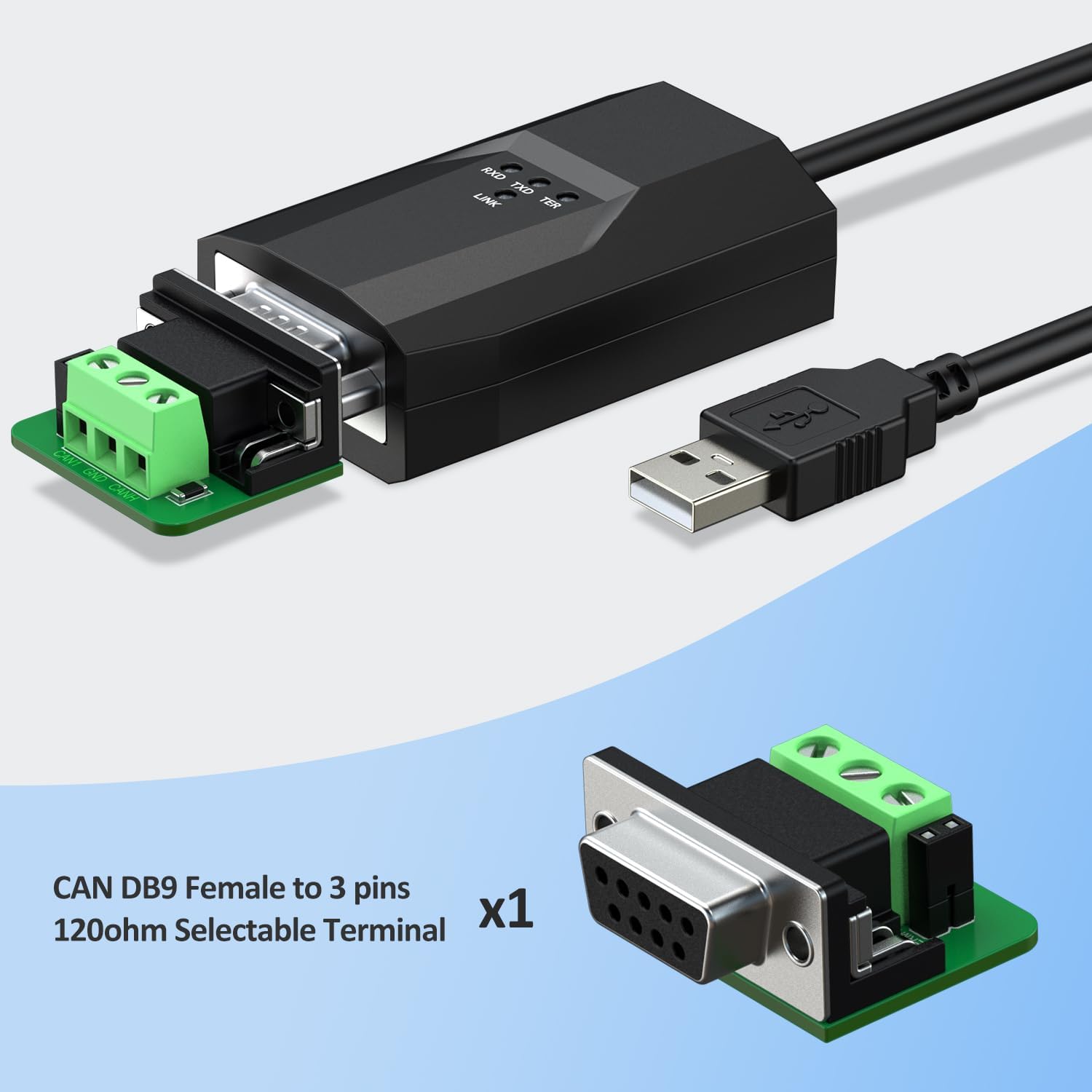 Pibiger USB to CAN FD SavvyCANFD-C 12M Max - immagine 2