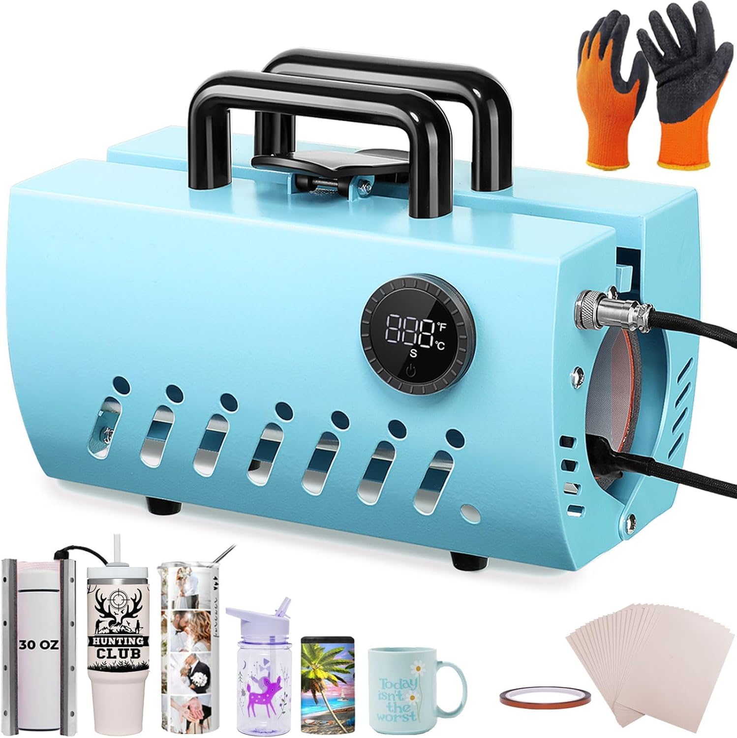 AKEYDIY AKE-5574 Mug - Pressa per bottiglia d'acqua da 265 – 885 ml