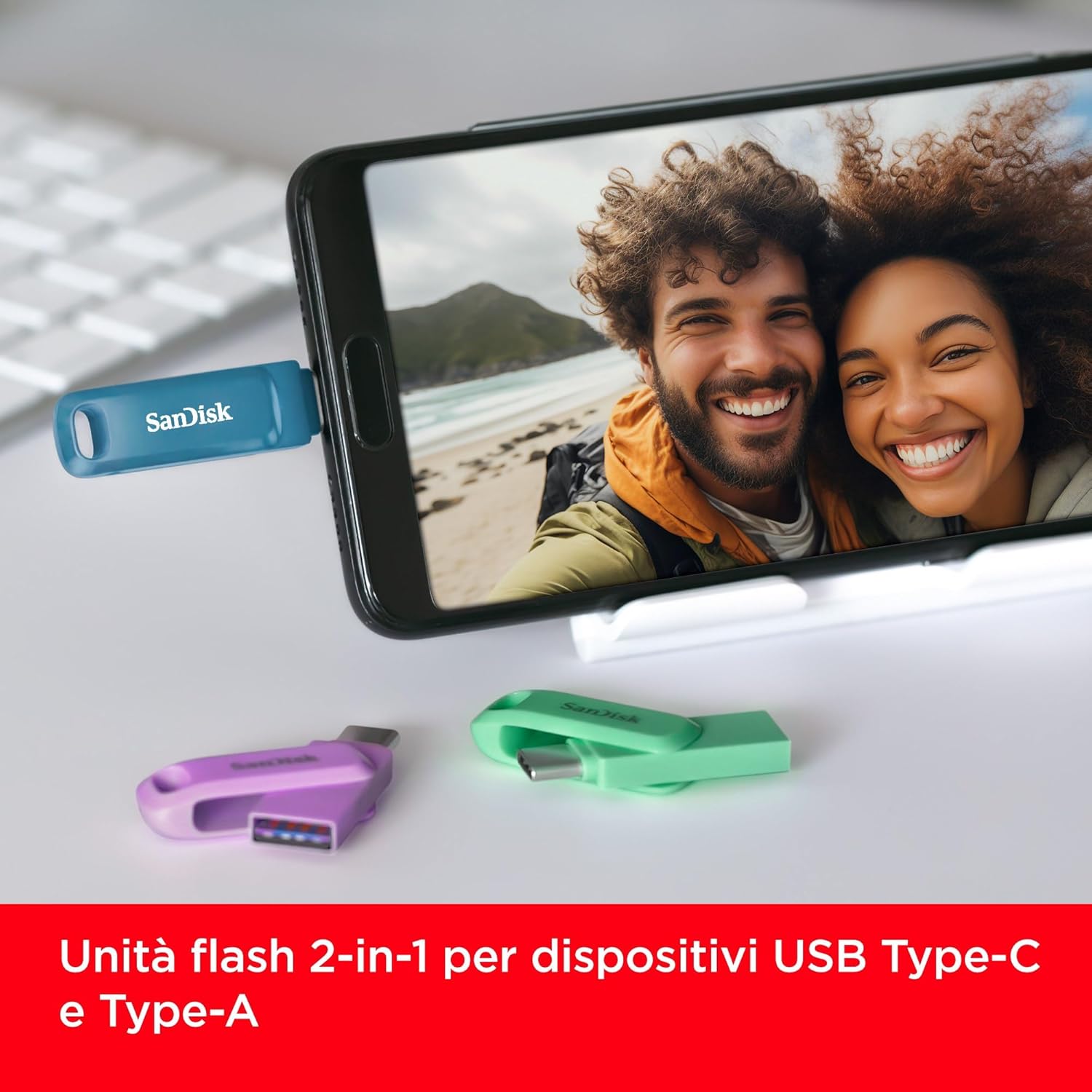 Sandisk 1TB Ultra Dual Drive Go - Pendrive USB-C - immagine 2