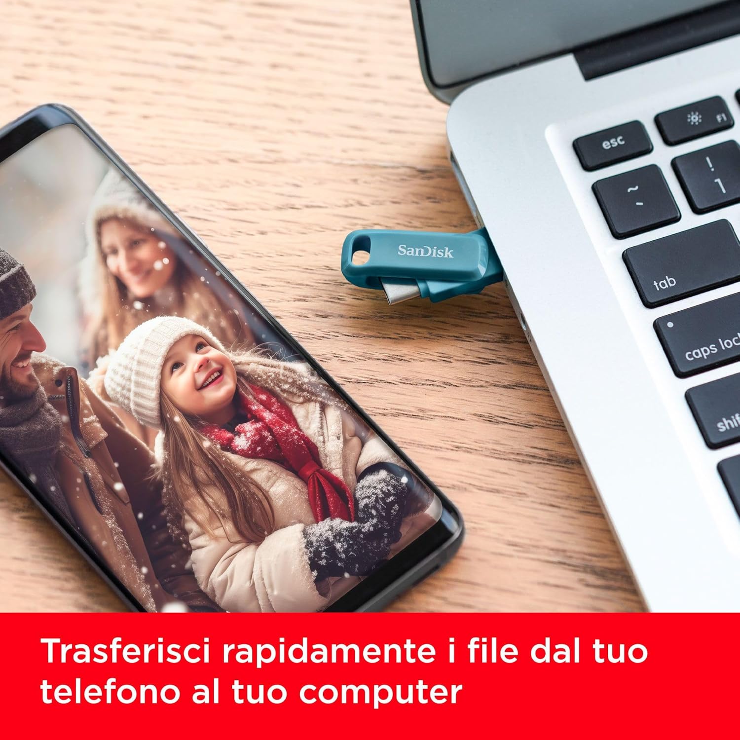 Sandisk 1TB Ultra Dual Drive Go - Pendrive USB-C - immagine 5
