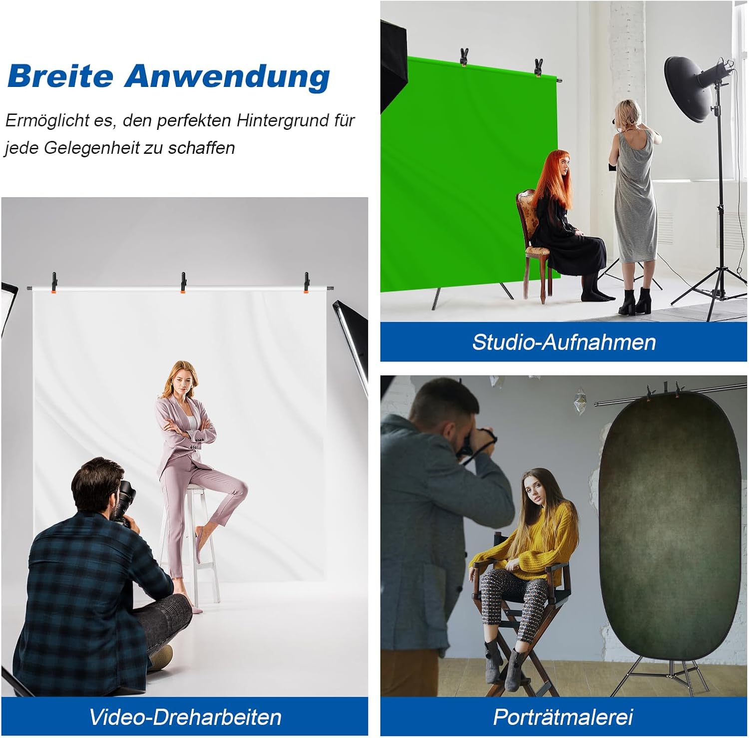 Soonpho Supporto per Sfondo a T 2,68x2,06m - immagine 3