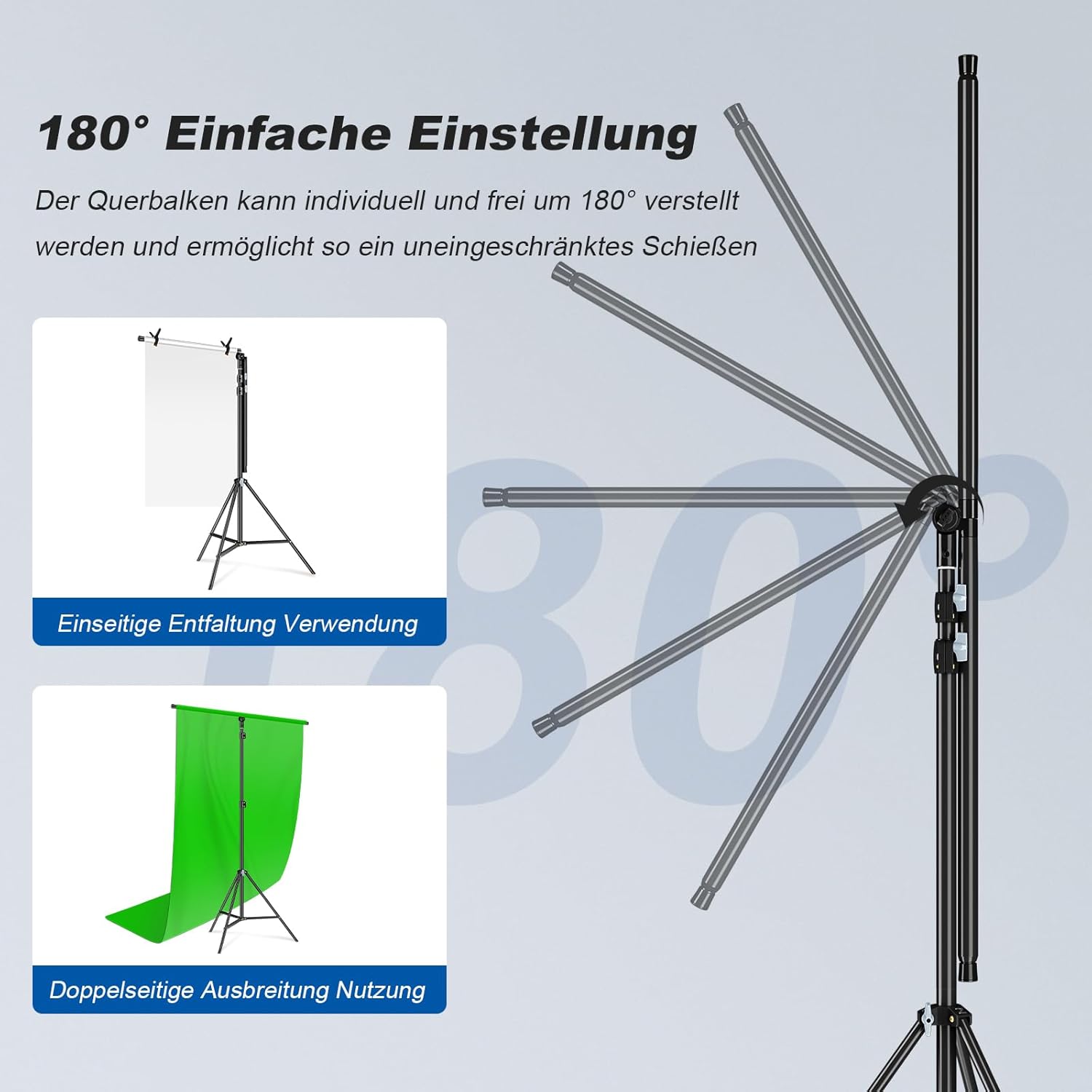 Soonpho Supporto per Sfondo a T 2,68x2,06m - immagine 4