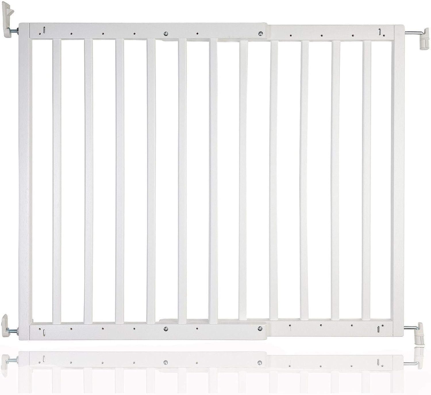 Safetots Cancelletto Scale in Legno a Vite 63.5-105.5 cm, Bianco