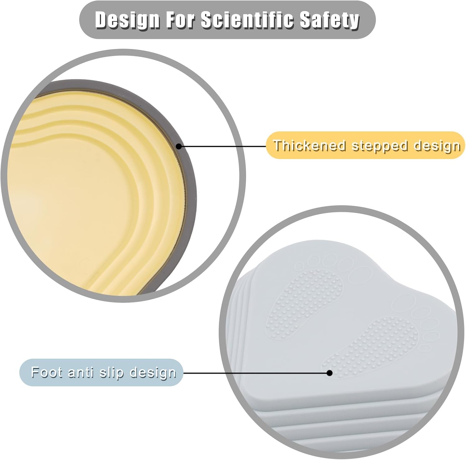 8 Pezzi Pietre Antiscivolo Durevoli per Bambini - immagine 4