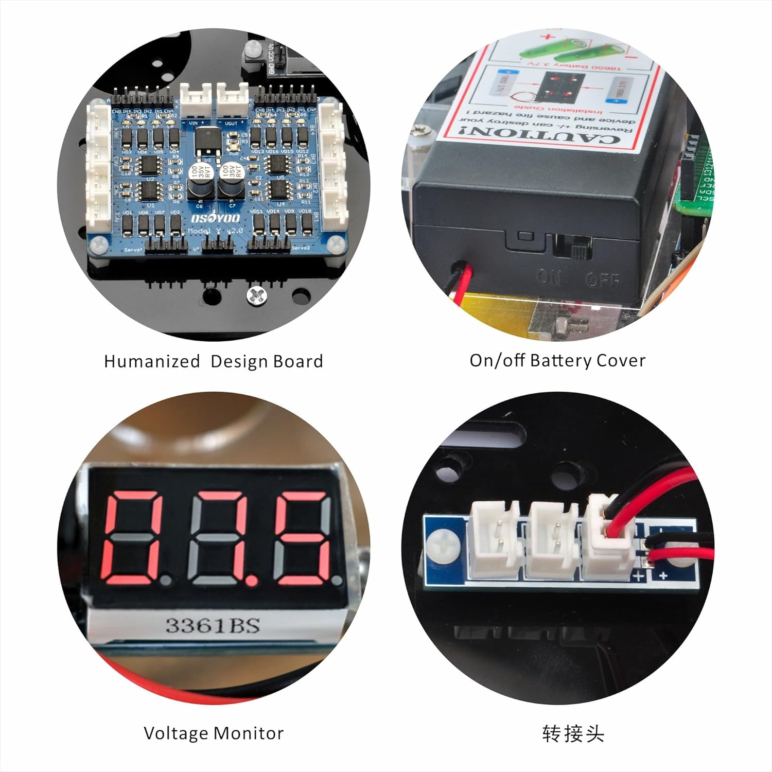 Osoyoo FlexiRover Robot Car Kit per Raspberry Pi - immagine 8