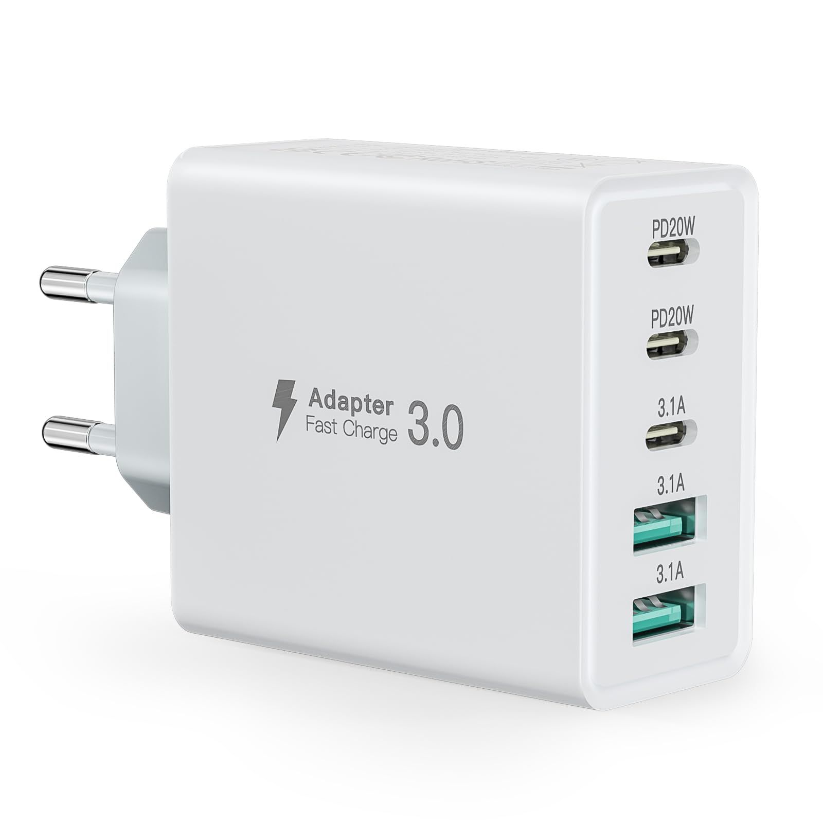 Caricatore USB C 50W 5 Porte Veloce