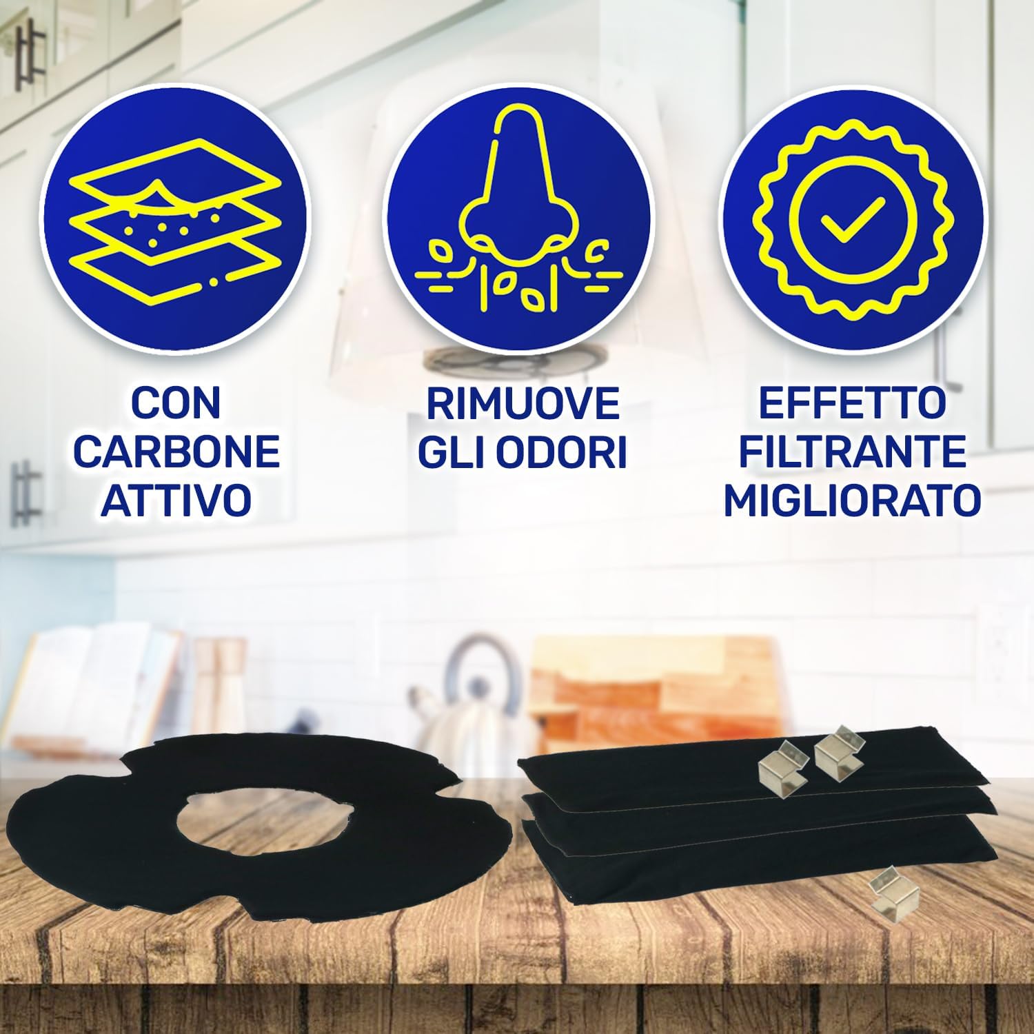 Monteral Filtro Carbone Attivo per Cappa Ø 240mm - immagine 4