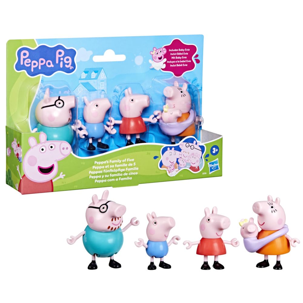 Peppa Pig Famiglia da Cinque - Set Action Figure