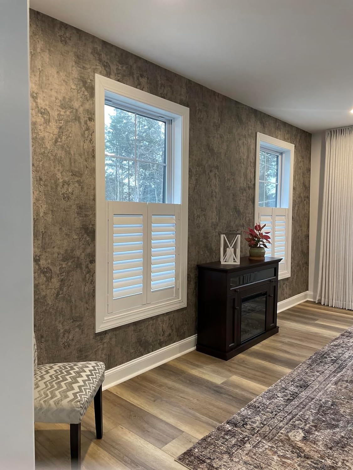 TOTIO Carta da parati 80 cm x 4 m Grigio Scuro - immagine 5