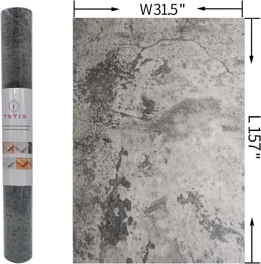 TOTIO Carta da parati 80 cm x 4 m Grigio Scuro - immagine 7