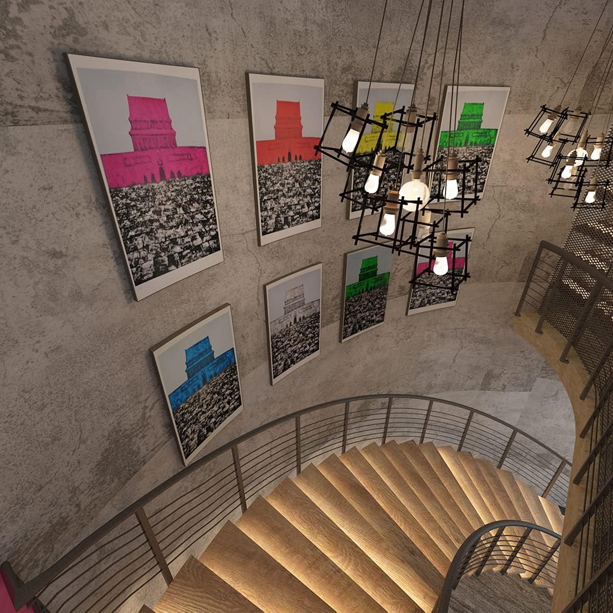 TOTIO Carta da parati 80 cm x 4 m Grigio Scuro - immagine 8