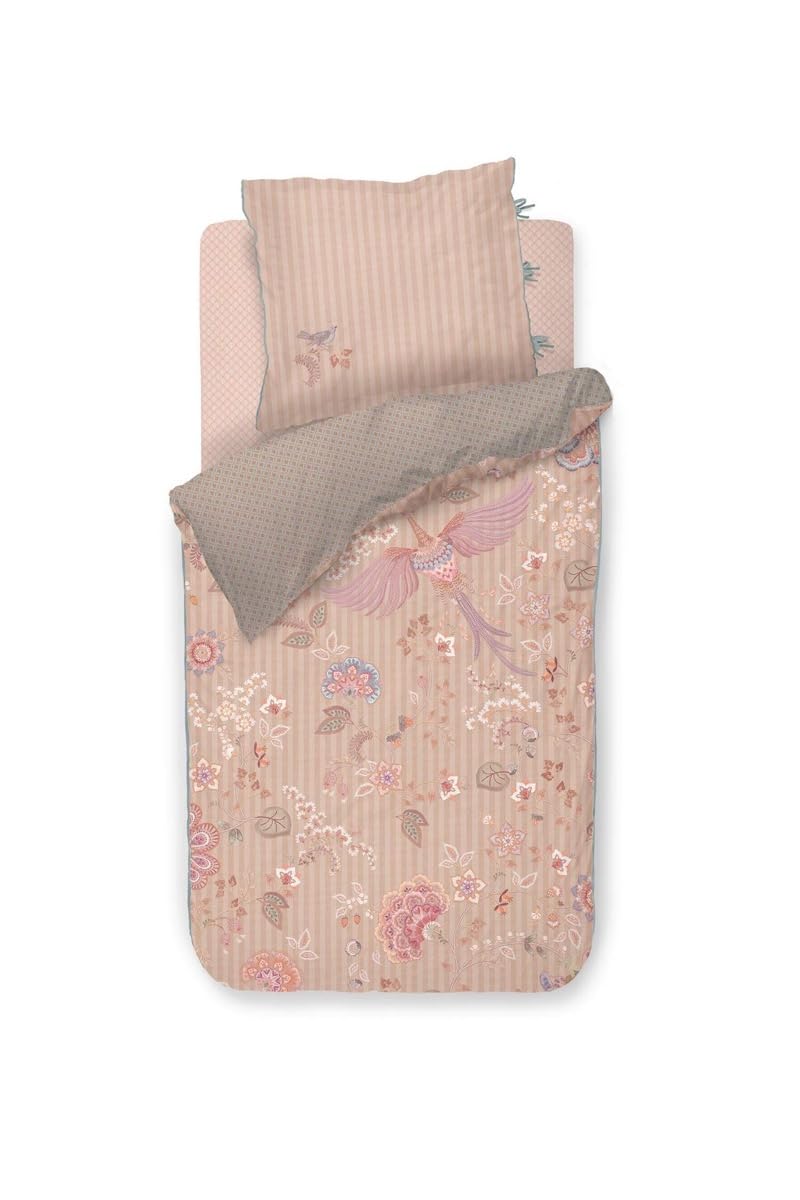 Pip Studio Set copripiumino Buenas Noches sabbia 155 x 220 cm