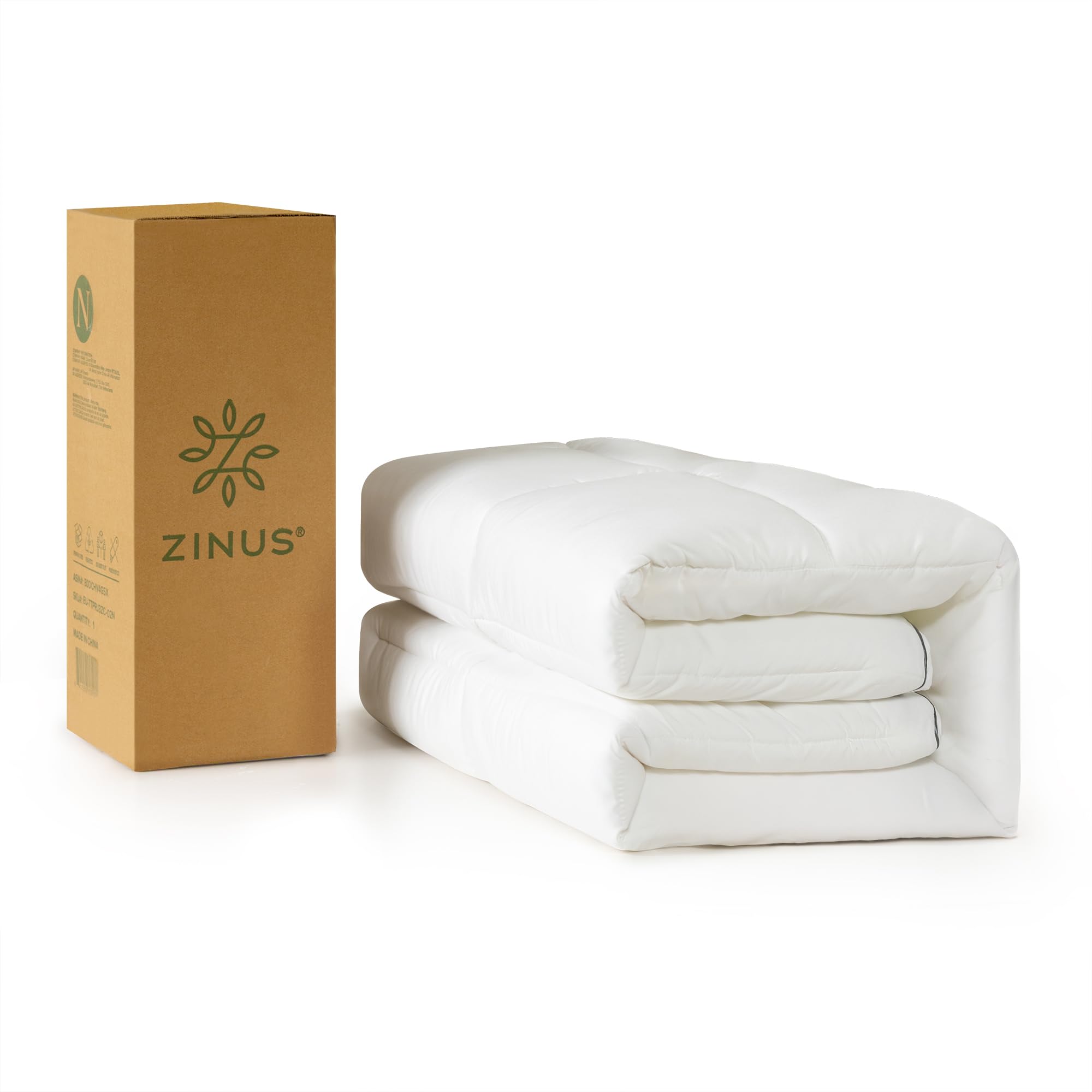 Zinus Topper Singolo 80x190 cm 5 cm in Bambù