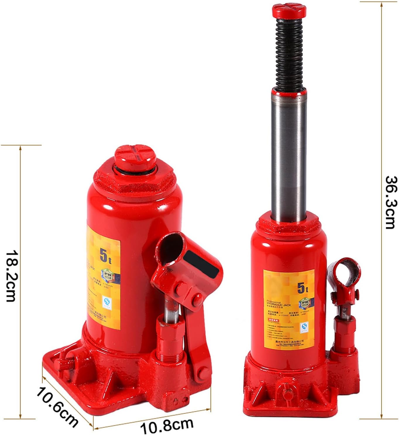 Cric Idraulico per Auto 5 Tonnellate - immagine 2