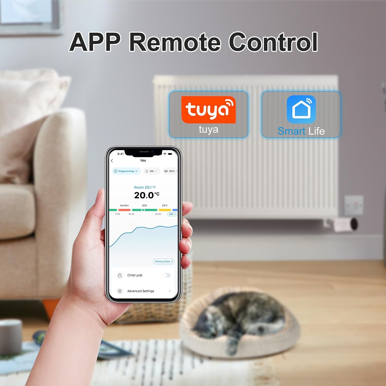 Salcar Termostato WiFi TRV706W Programmabile - immagine 3