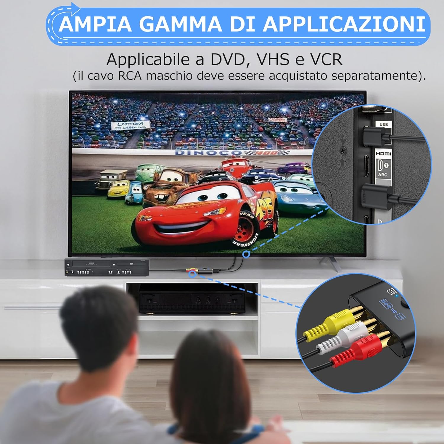 Camway Convertitore da AV a HDMI - immagine 7
