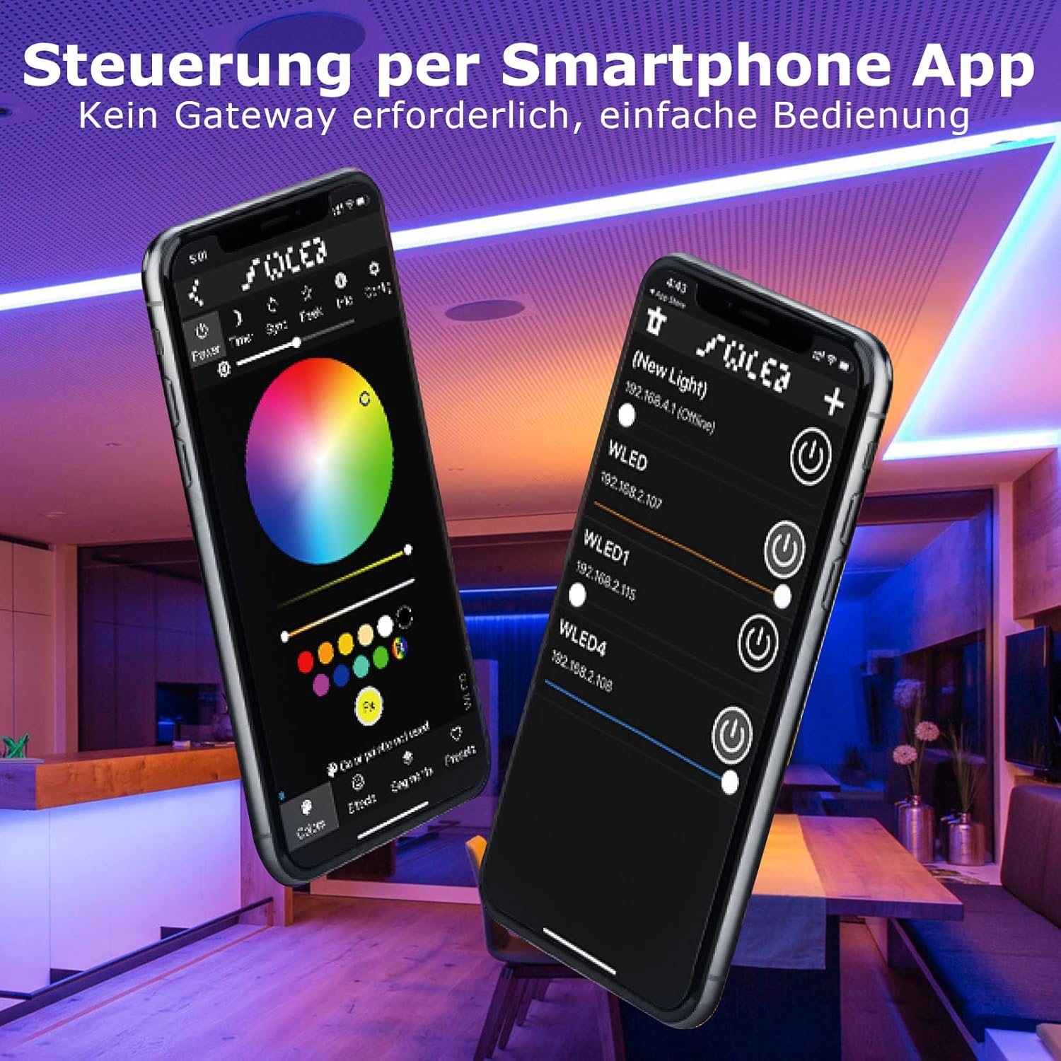 Controller WLED con Microfono per Strisce LED - immagine 5