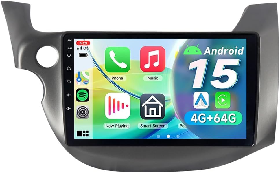 Autoradio Android 15 per Honda Jazz Fit 2007-2014 - immagine 1