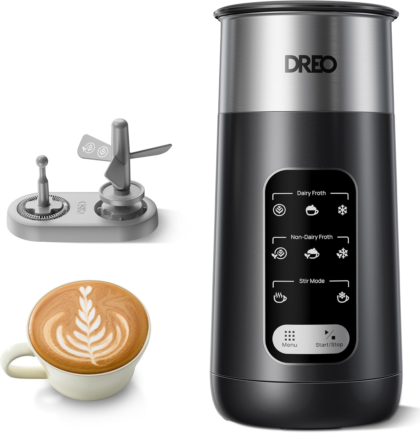 Dreo BaristaMaker Air - Montalatte Elettrico 8 in 1