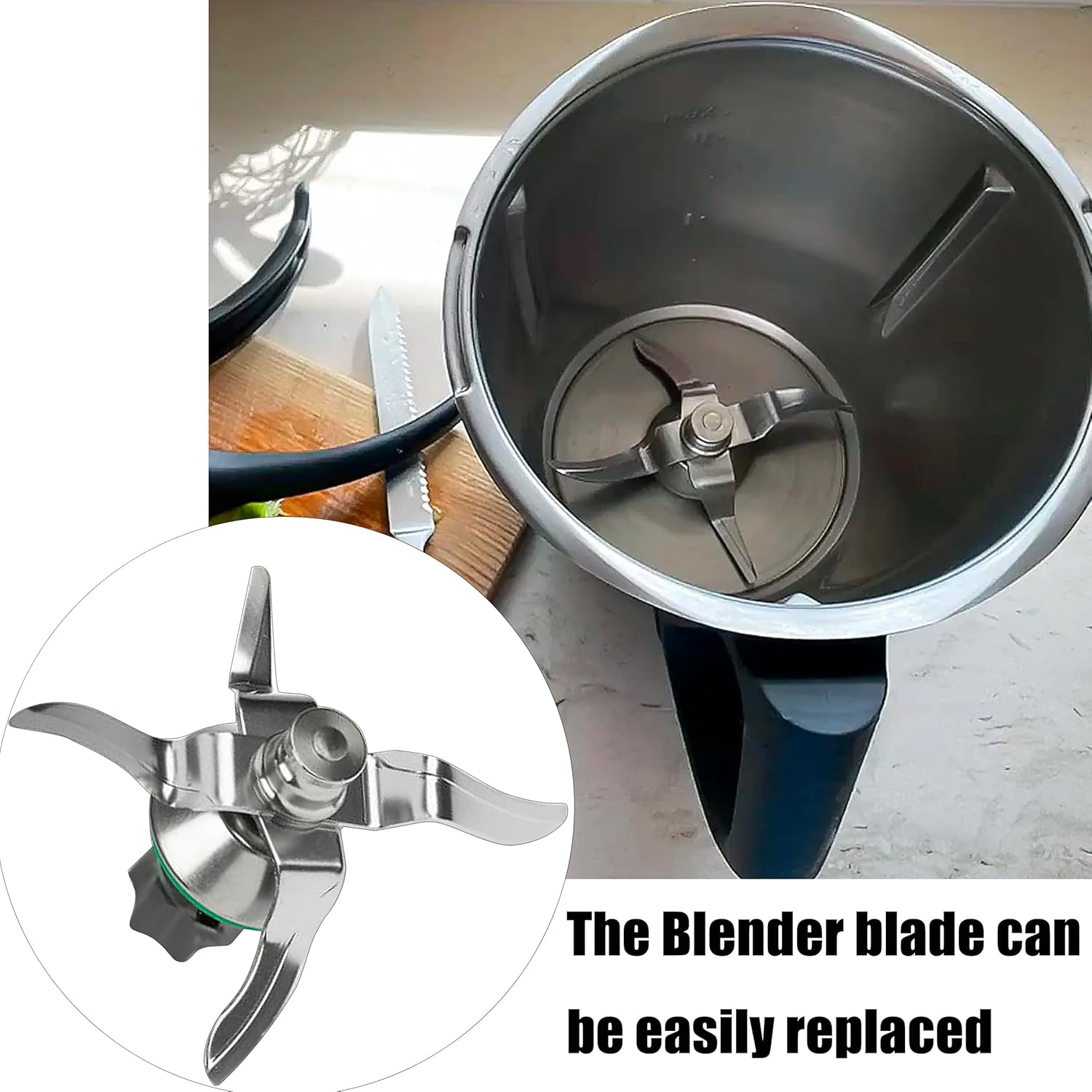 Arcets Gruppo Coltelli Lame per Vorwerk Thermomix TM5 TM6 - immagine 3