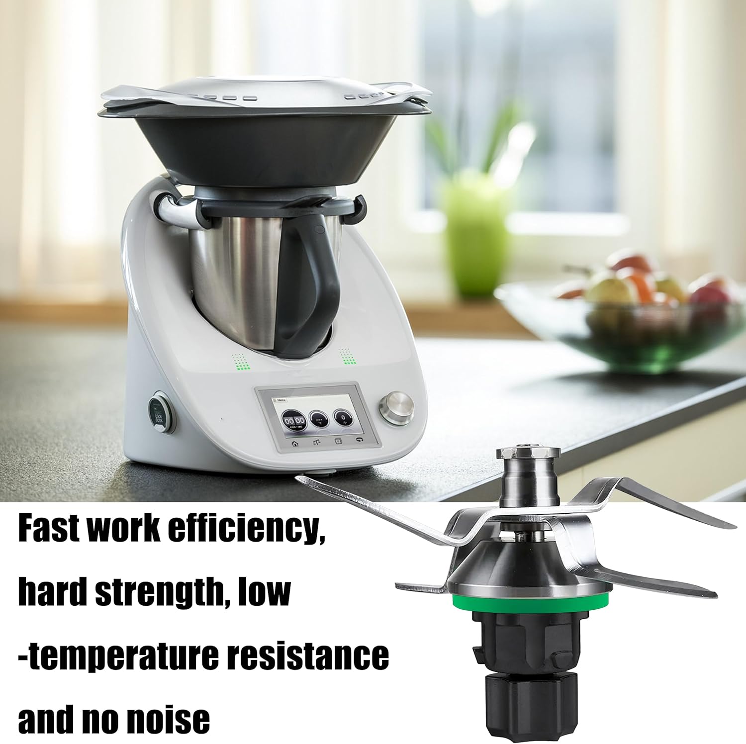 Arcets Gruppo Coltelli Lame per Vorwerk Thermomix TM5 TM6 - immagine 5