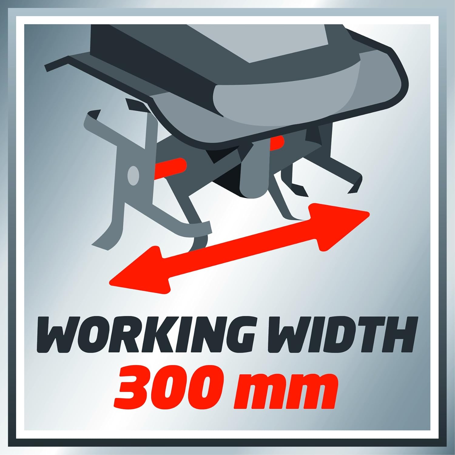 Einhell GC-RT 7530 Zappatrice Elettrica, Rosso Nero - immagine 5