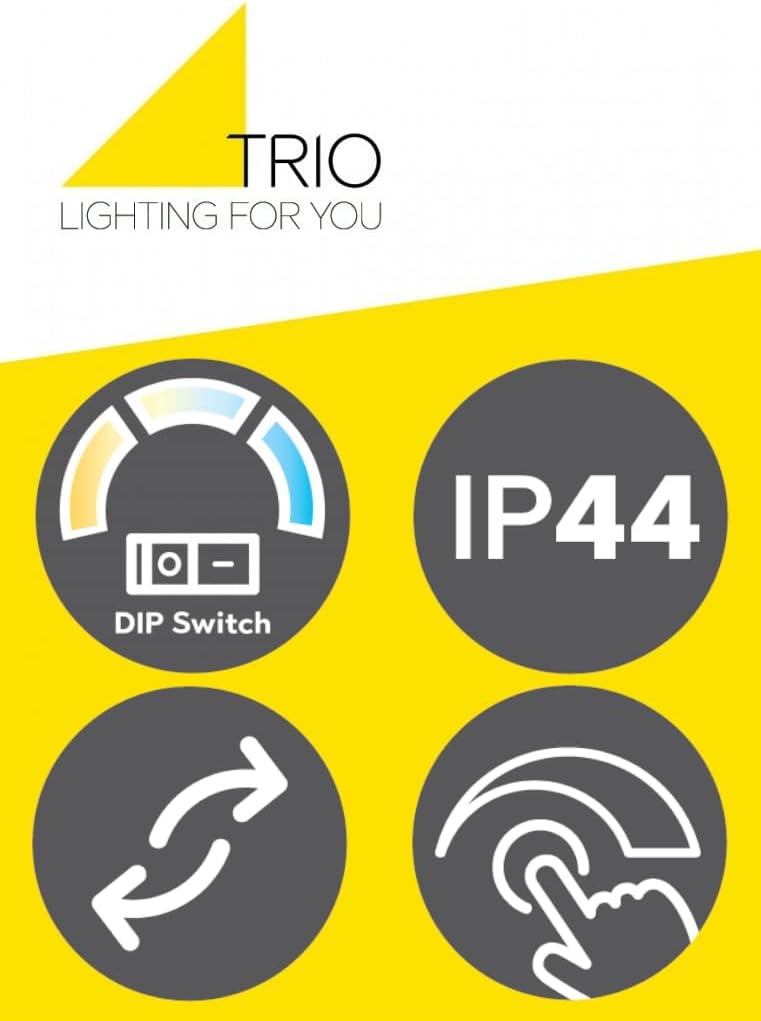 Trio Leuchten LED Applique Bagno Fabrizio 15.5W - immagine 6