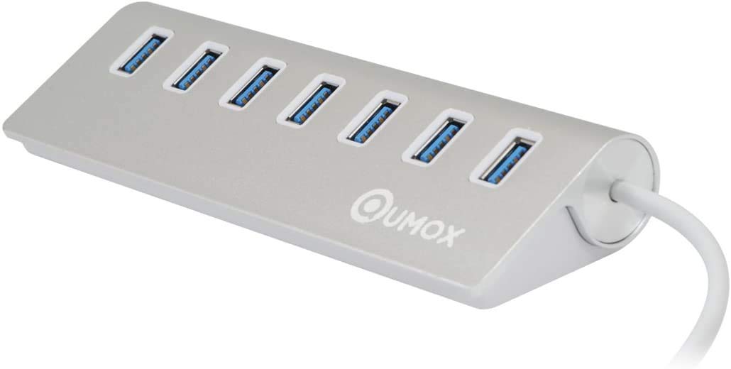 Qumox HUB USB 3.0 a 7 Porte 5Gbps