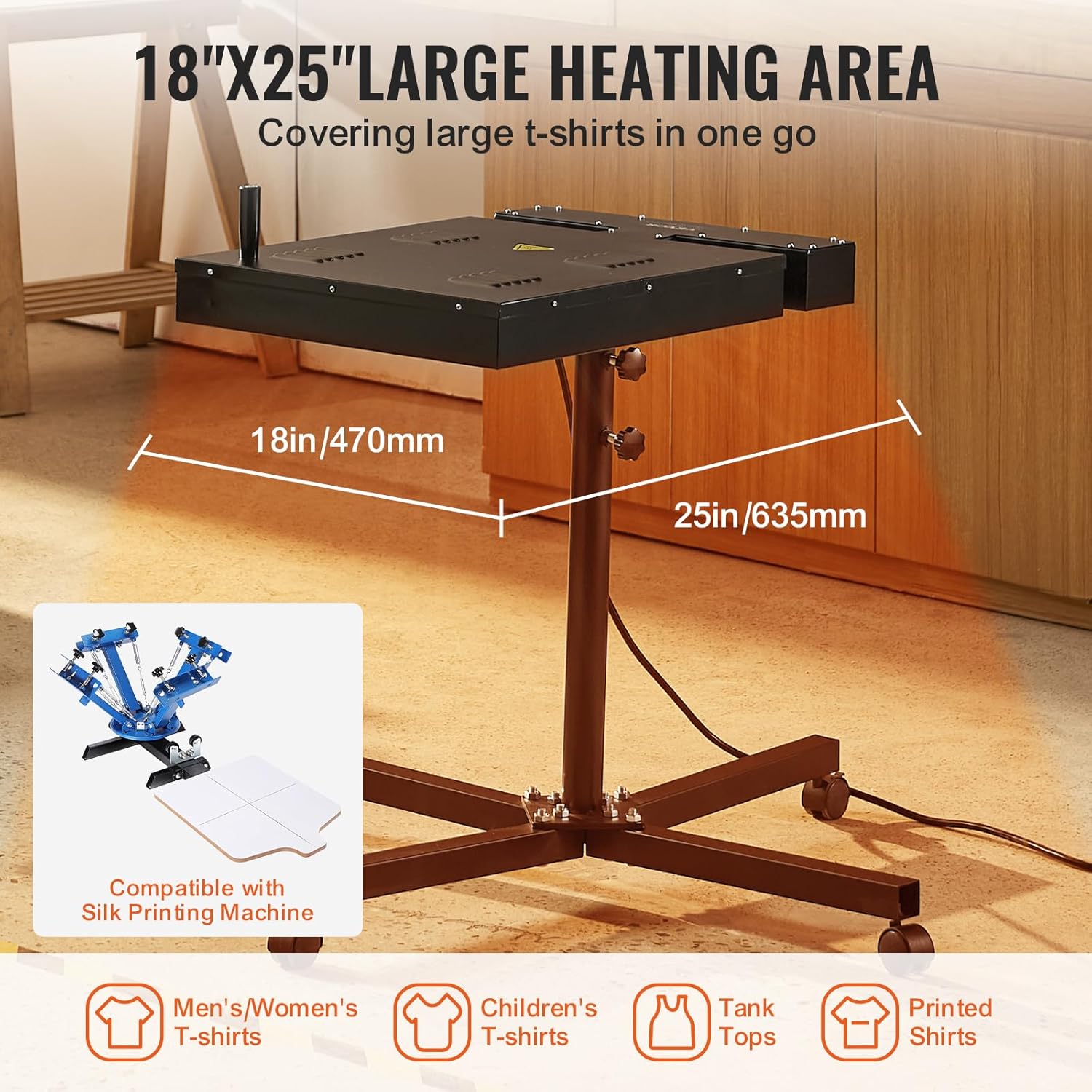 VEVOR Essiccatore per Serigrafia 18x25 pollici - immagine 3