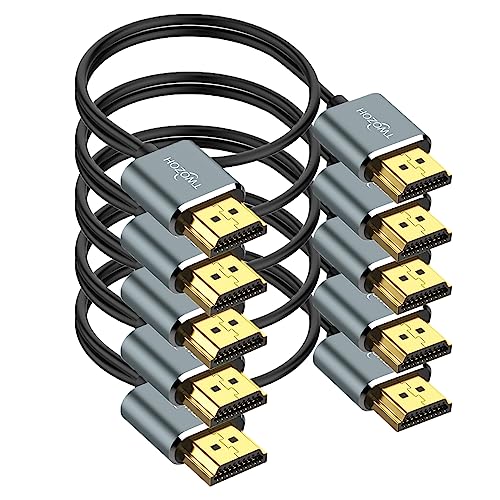 Twozoh Cavo HDMI 4K Ultra Sottile 3M - 5 Pezzi