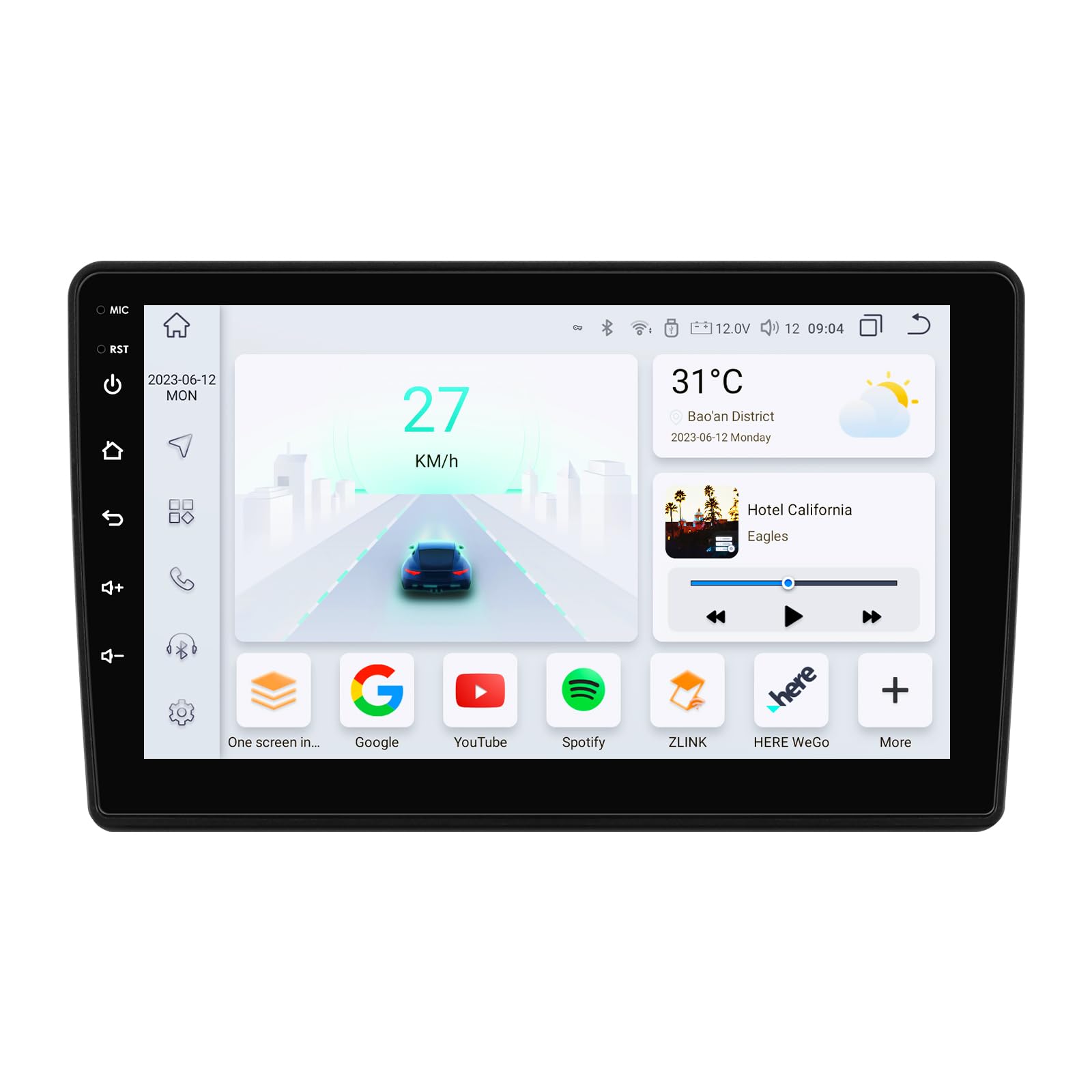 Autoradio Android 13 9 Pollici Touch Screen 8 Core