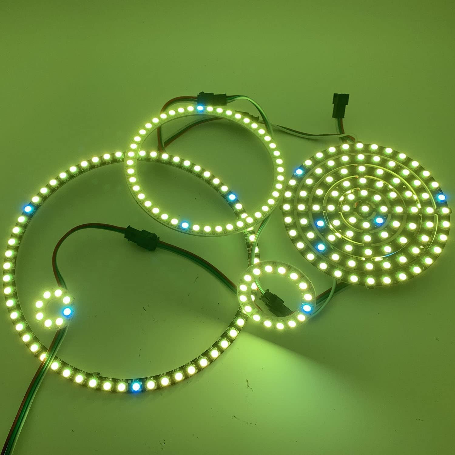 WS2812B 8/16/24/35/45/60/241 LED Pixel Ring Addressable Led Module ...