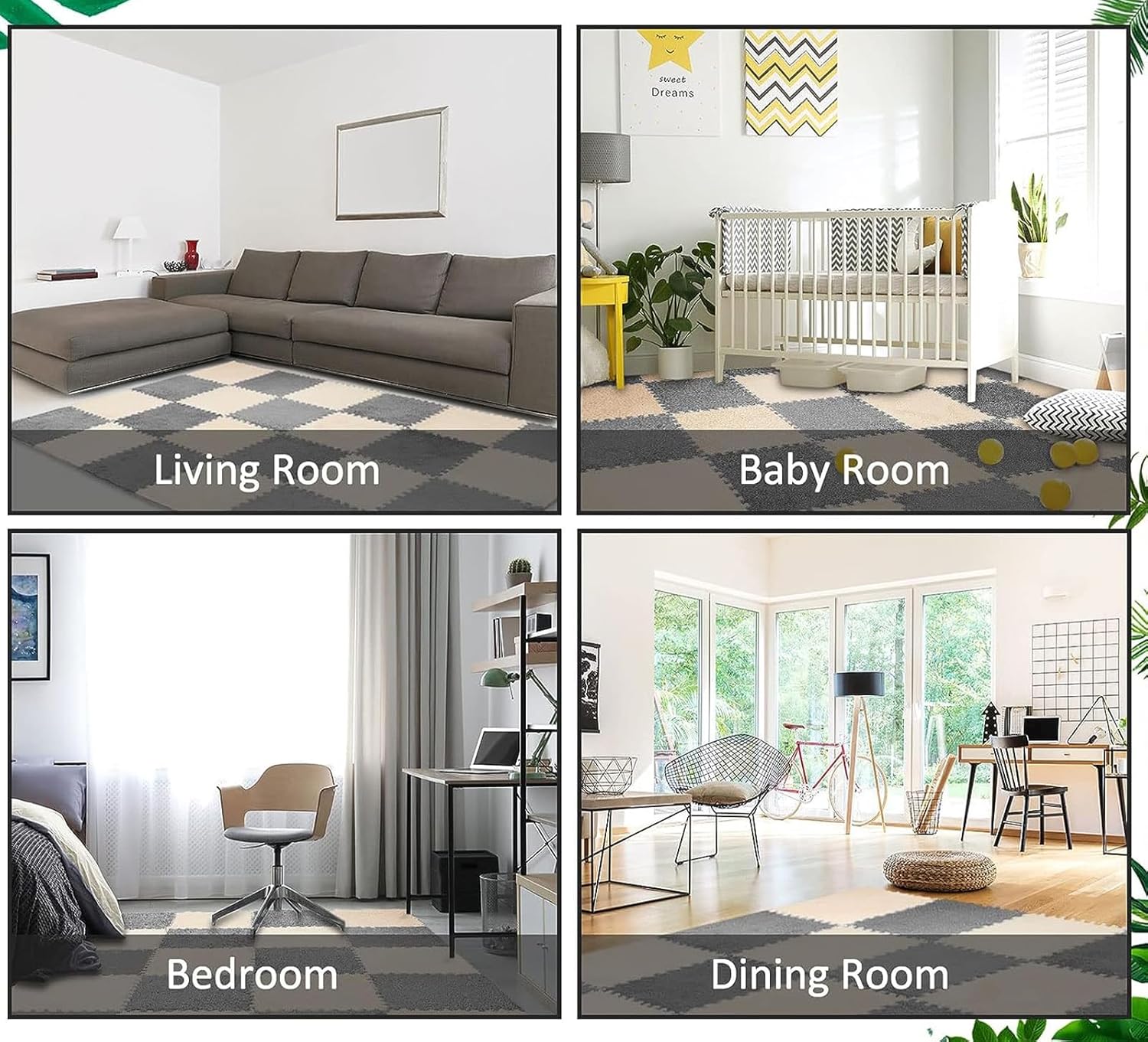 Tappetini Gioco Puzzle in Schiuma 10 Pezzi - immagine 5