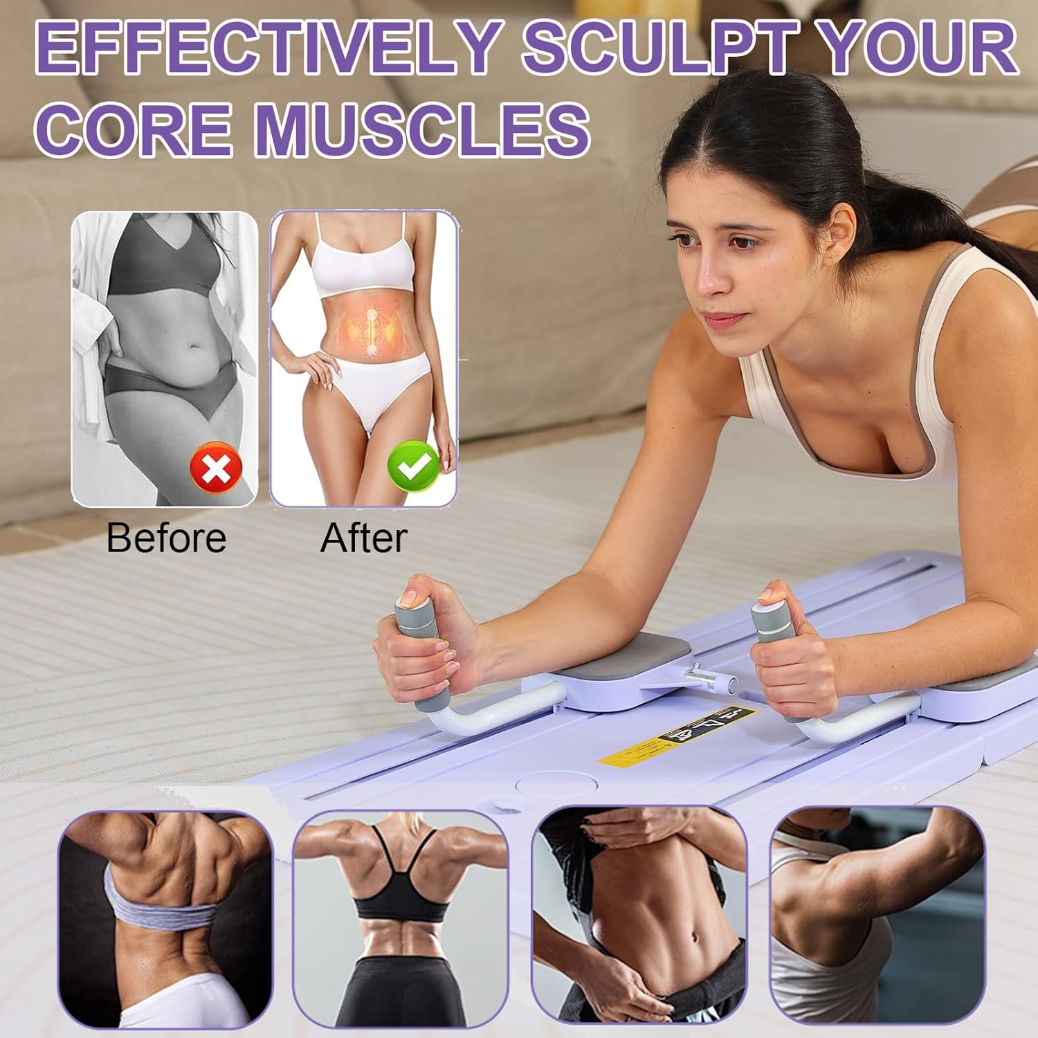 ExeractFit Pilates Board - Macchina Reformer Pieghevole - immagine 2