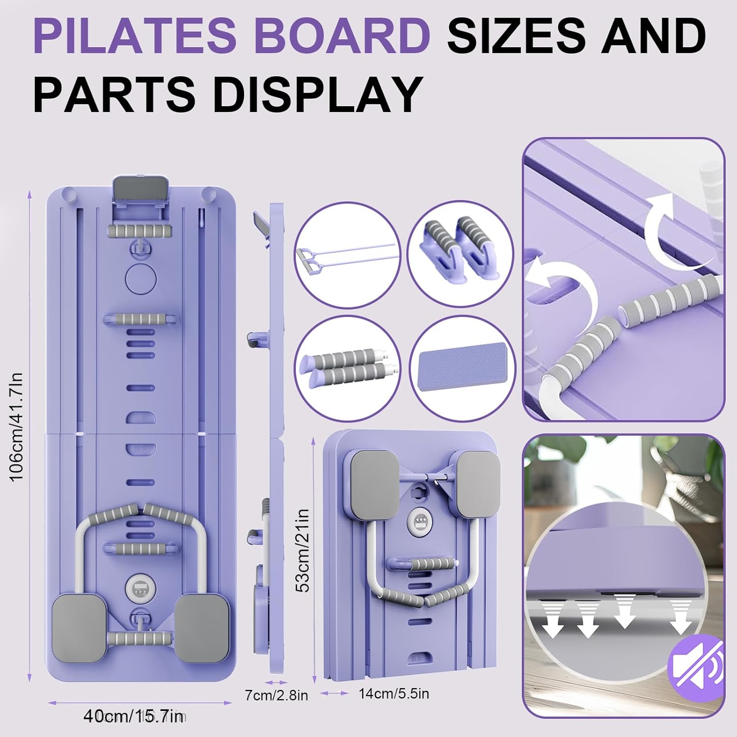 ExeractFit Pilates Board - Macchina Reformer Pieghevole - immagine 6