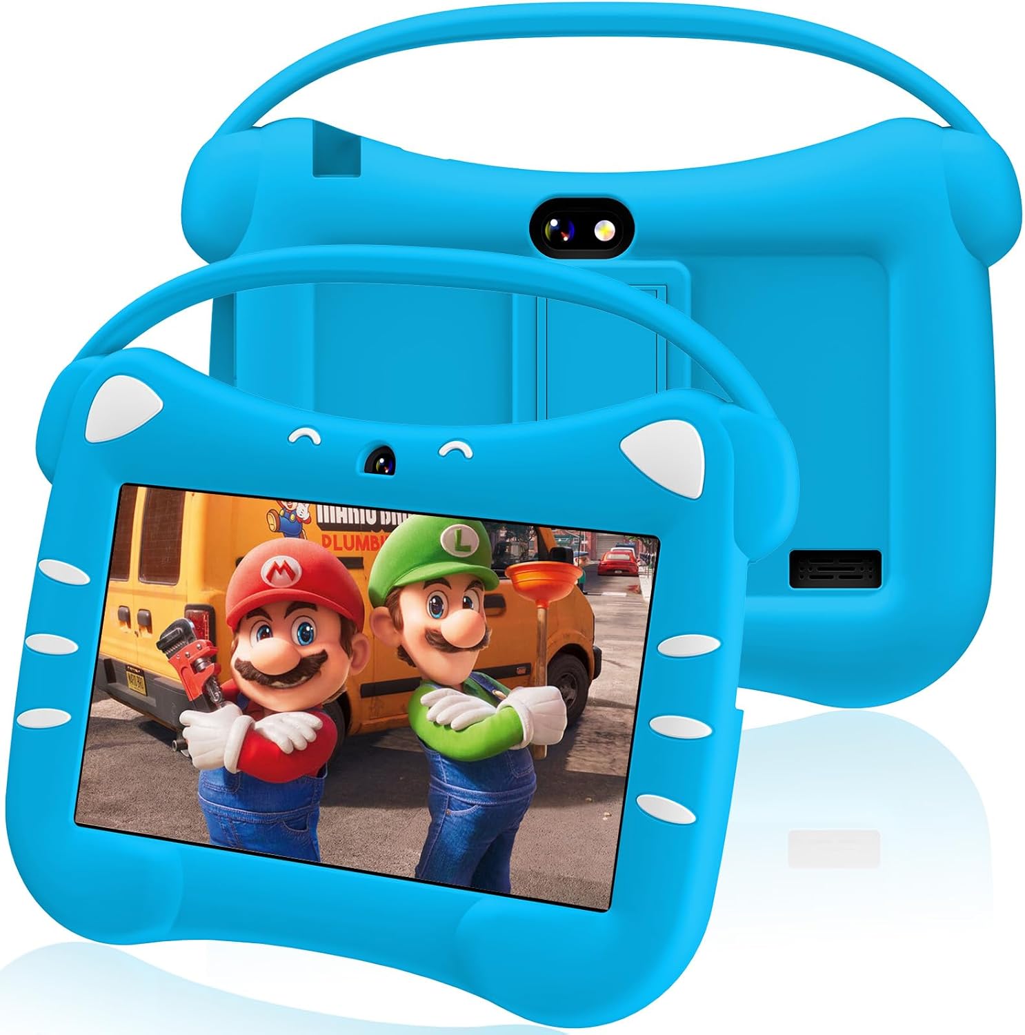 Veswwe Tablet Educativo per Bambini 7" Android, Blu - immagine 1