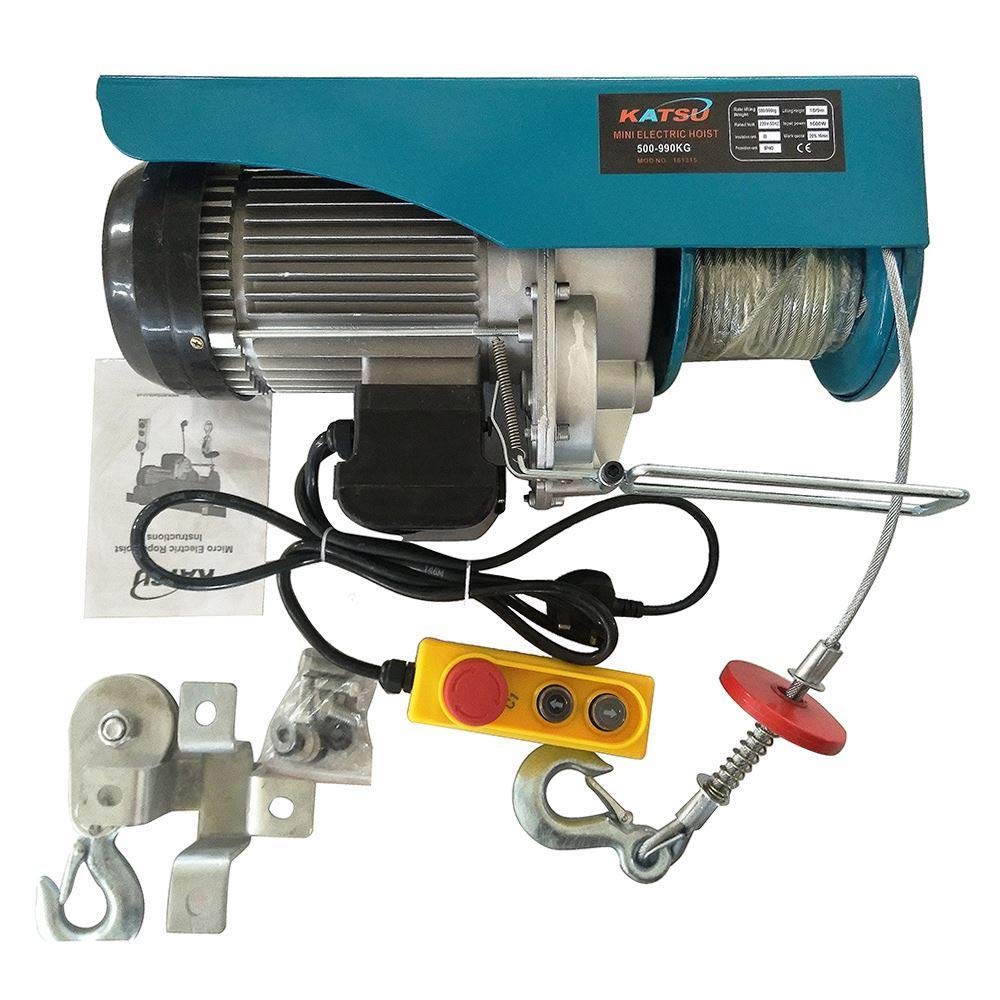 KATSU Paranco Elettrico 1000KG 1600W con Telecomando