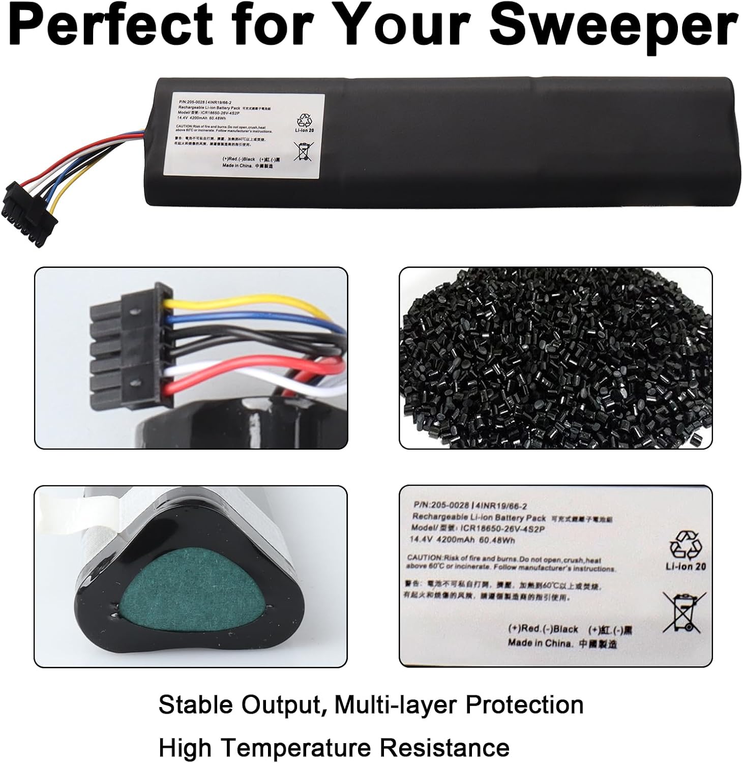 Batteria Sostitutiva 14.4V per Robot Aspirapolvere Neato - immagine 4