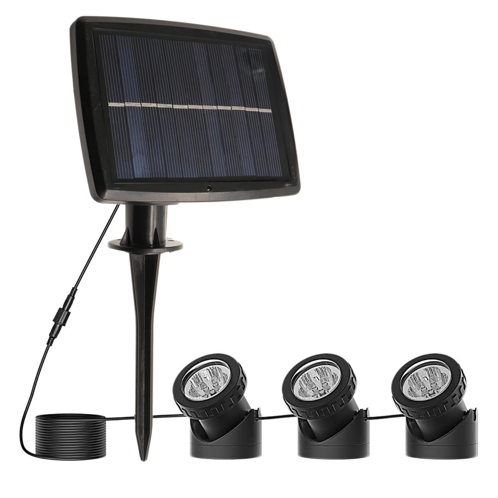 Kingcoo Luce Solare Subacquea per Laghetto 18 LED