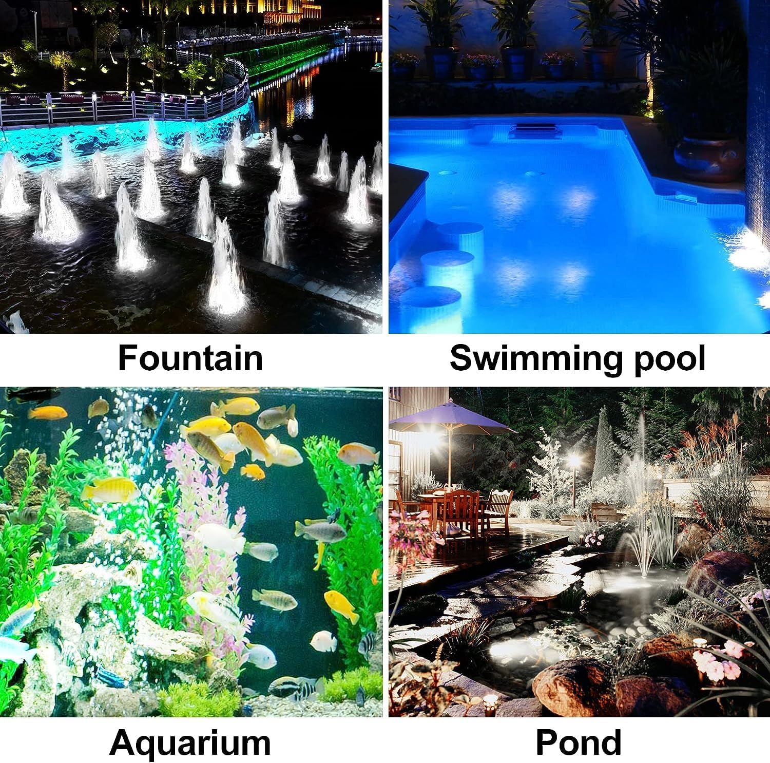 Kingcoo Luce Solare Subacquea per Laghetto 18 LED - immagine 7