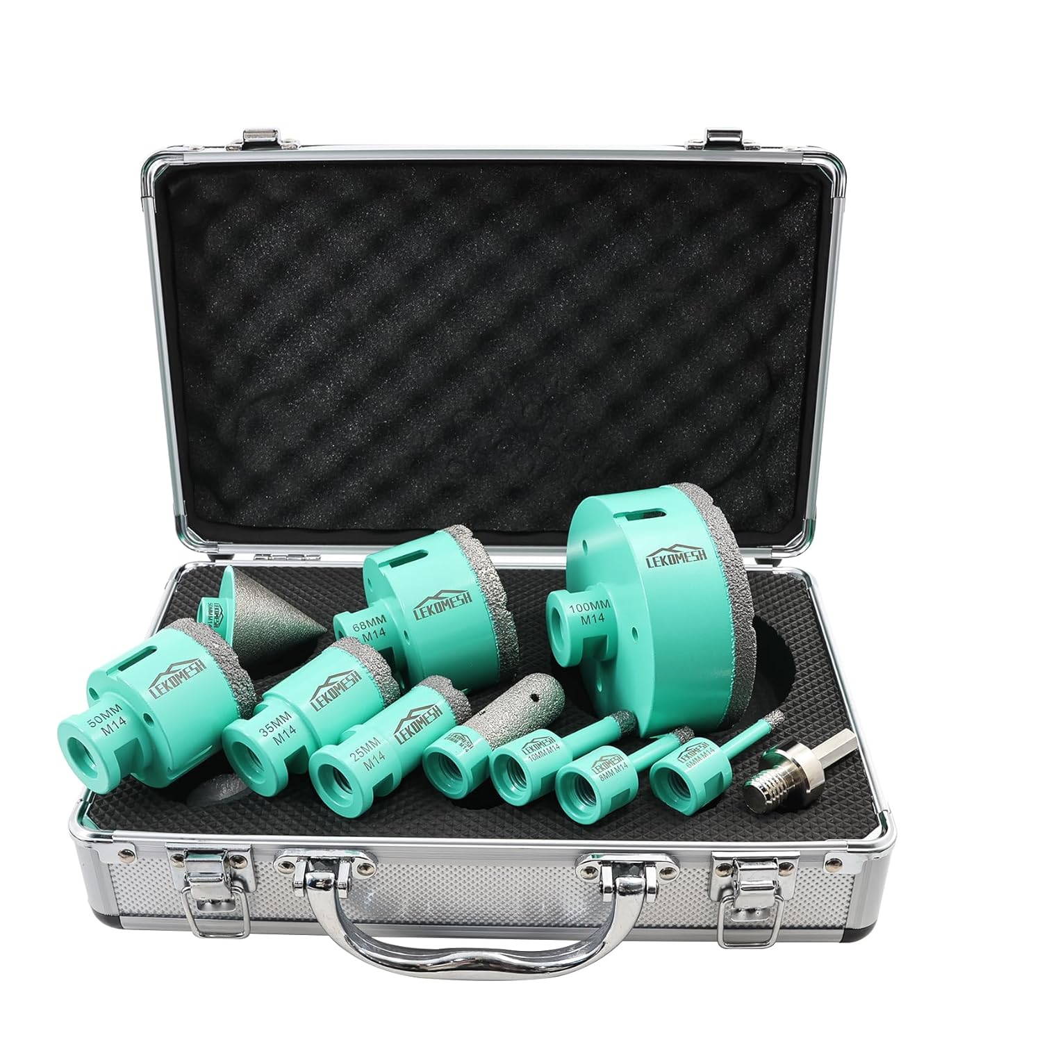 Lekomesh Punte Diamantate per Piastrelle - 11 Pezzi - immagine 1