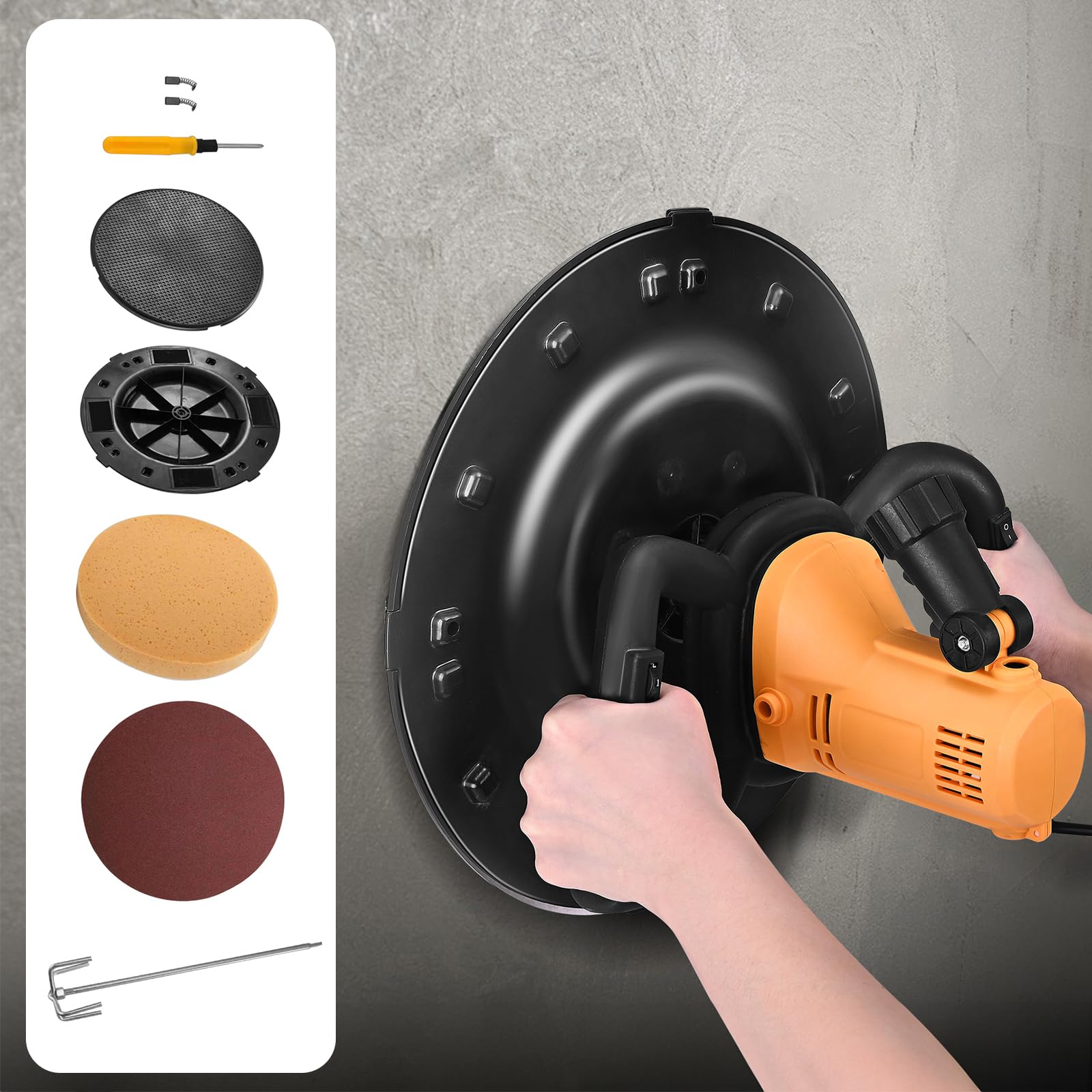 Gjcrafts Levigatrice Elettrica Pareti Multifunzione